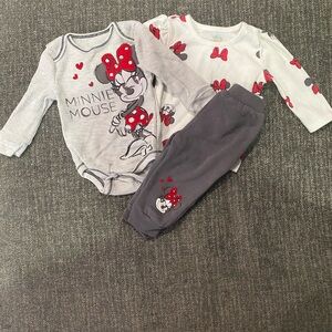 Disney Minnie Mouse Baby Outfit Set